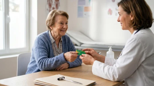 Consultation médicale symbolisant le parcours de soins coordonnés et les remboursements santé