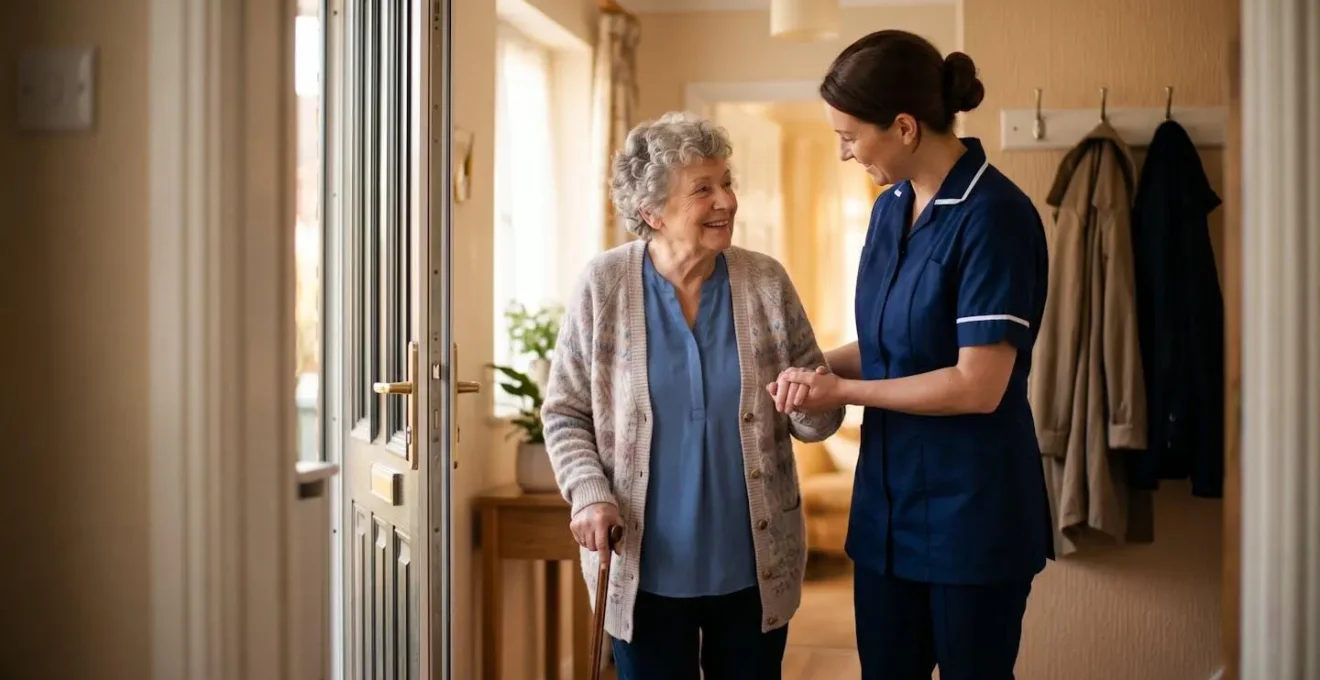 Retour à domicile après une hospitalisation avec accompagnement professionnel
